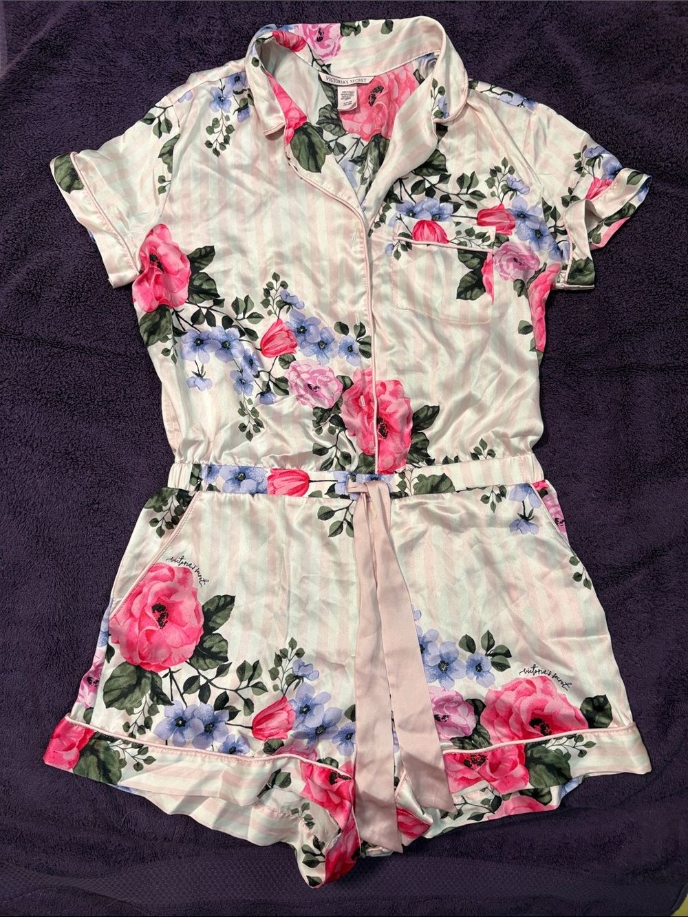 Victoria's Secret Pink Floral Girls' Romper
